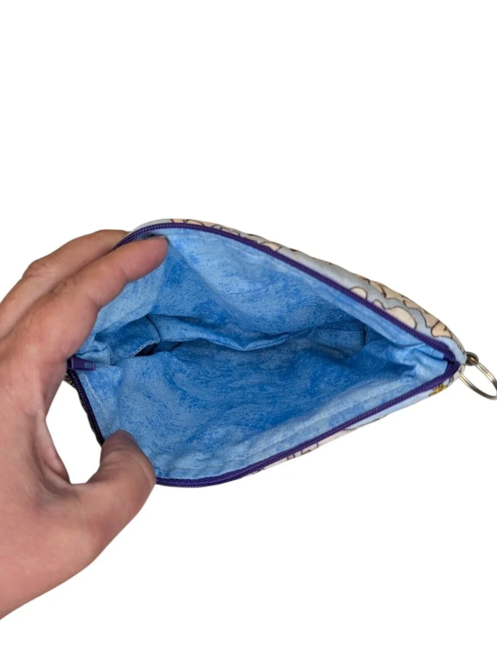 Nurse Cartoon Quilted Cosmetic Zip Pouch